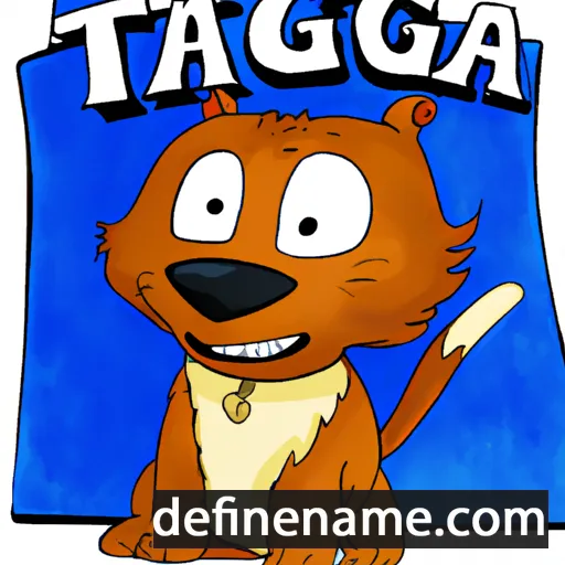 cartoon of the name Taiga