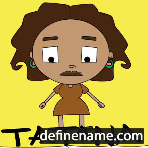 cartoon of the name Taina