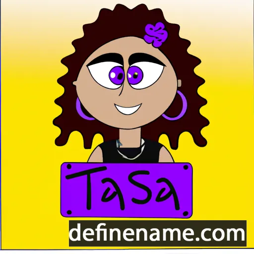 cartoon of the name Taisia