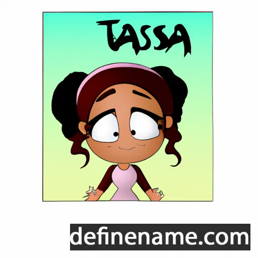 Taissa cartoon