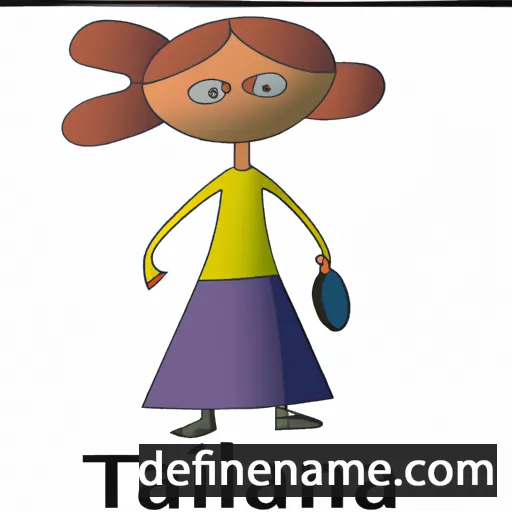 cartoon of the name Talina