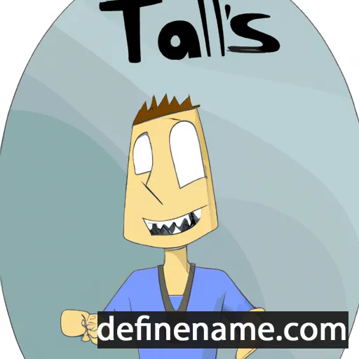 cartoon of the name Talis