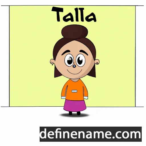 Tallia cartoon