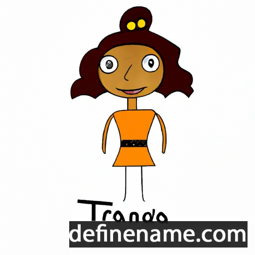 cartoon of the name Tandra