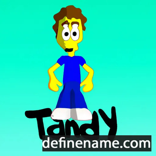 cartoon of the name Tandy