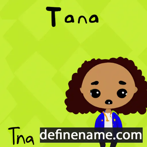 Tanea cartoon