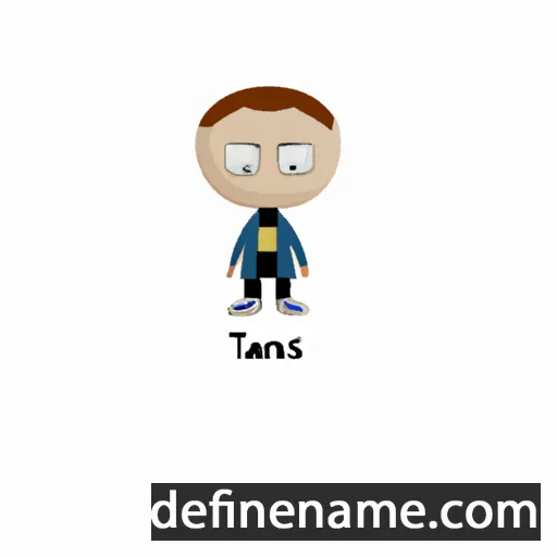 cartoon of the name Tanis