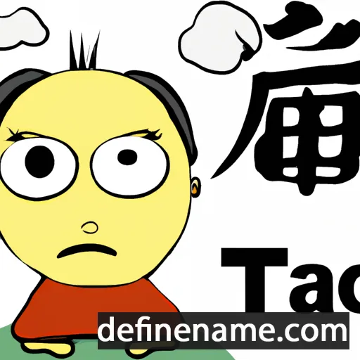 cartoon of the name Tao