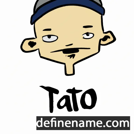 cartoon of the name Tao