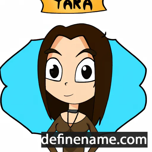 cartoon of the name Tara