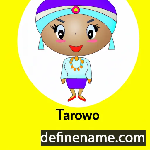 Taraoluwa cartoon