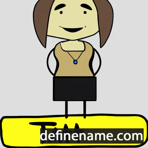 cartoon of the name Tati