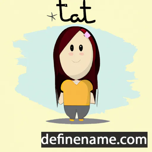 cartoon of the name Tati