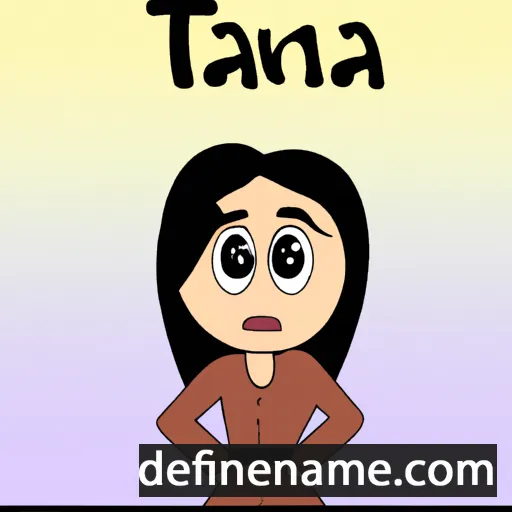 Tatjána cartoon