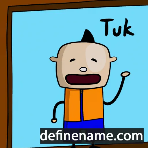 Taufek cartoon