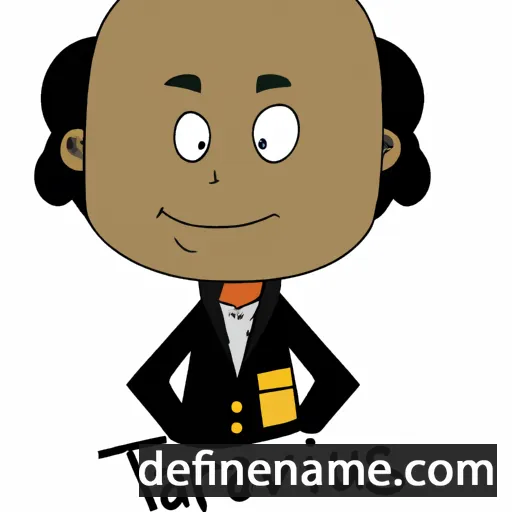 cartoon of the name Tavaris