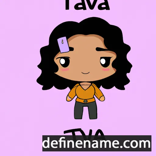 Tavia cartoon