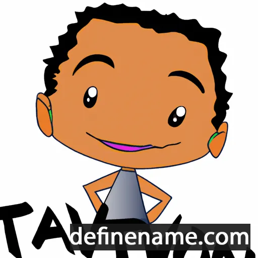 Tavion cartoon