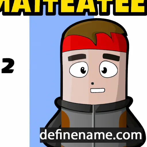 cartoon of the name Mate