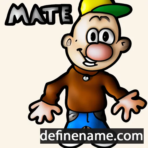 Matěj cartoon