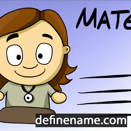 Mateja cartoon