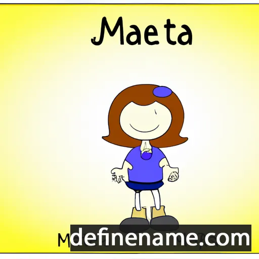 cartoon of the name Mateja