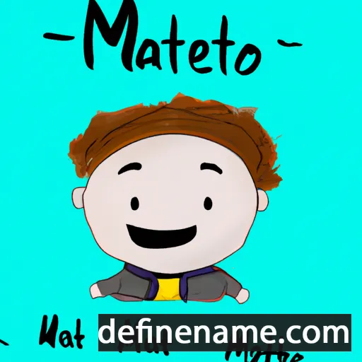 Mathéo cartoon