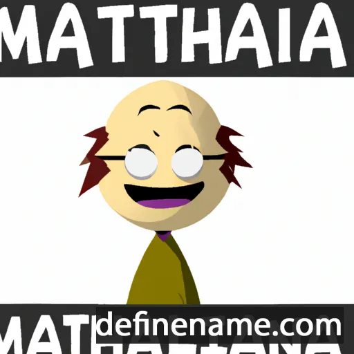 Mattaniah cartoon