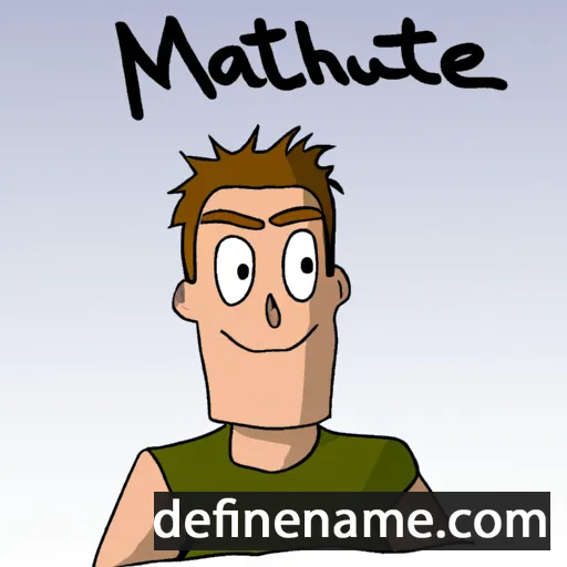 Matthieu cartoon