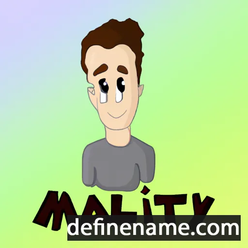 cartoon of the name Matty