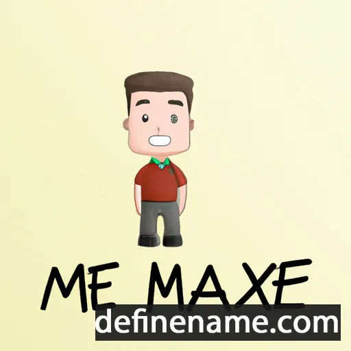 Maxence cartoon