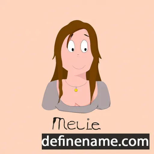 Mélanie cartoon