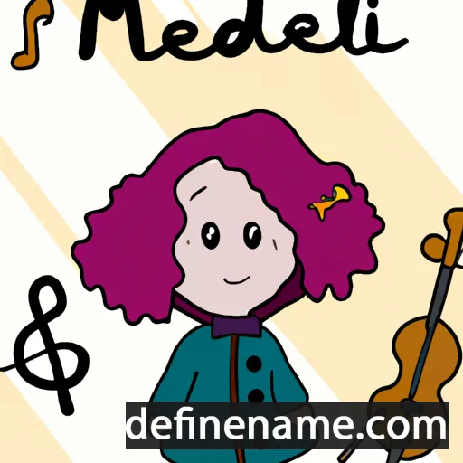 Mélodie cartoon