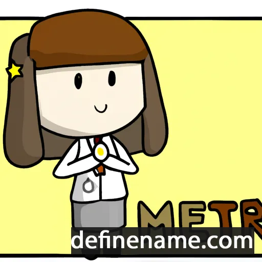 cartoon of the name Merit