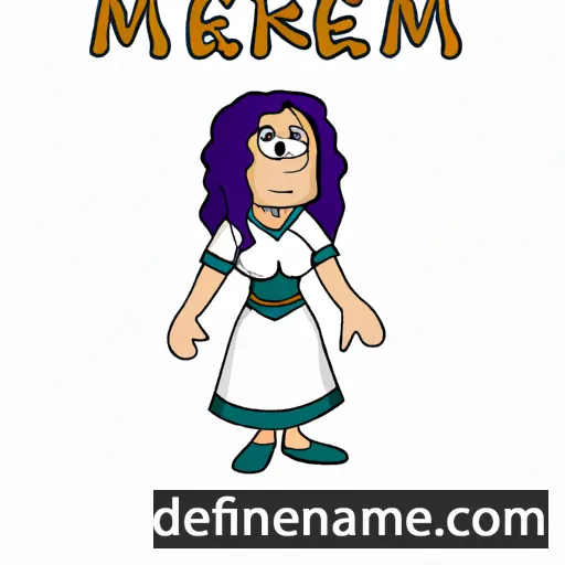 Merjem cartoon