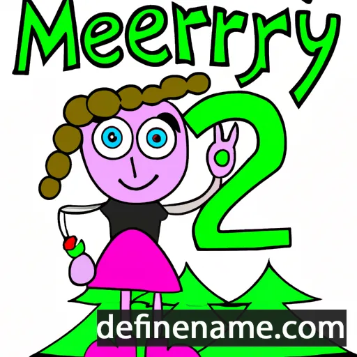 cartoon of the name Merry