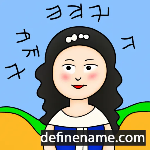 Mi-Kyung cartoon