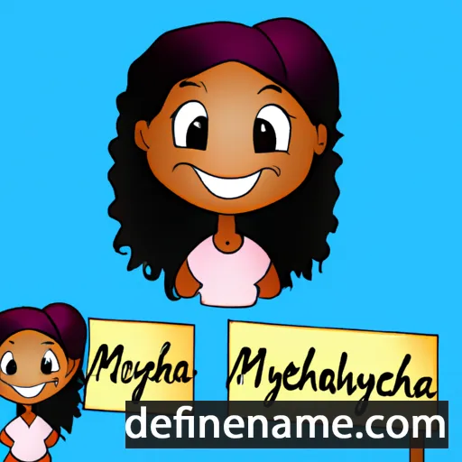 Michayla cartoon