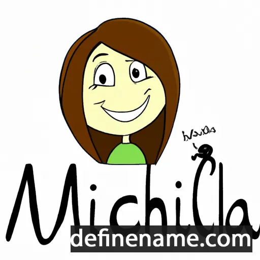 Michela cartoon