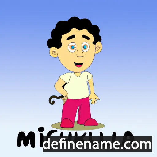 Mikha'el cartoon