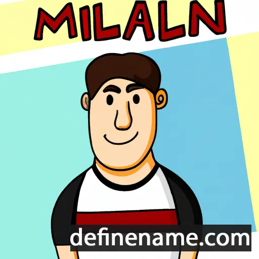 Milan cartoon