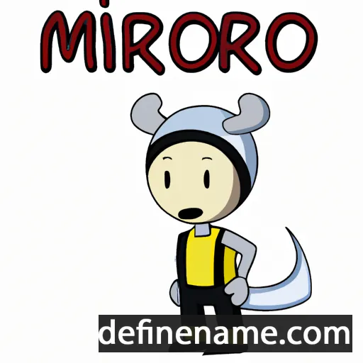 Minoru cartoon