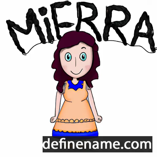 Mireia cartoon