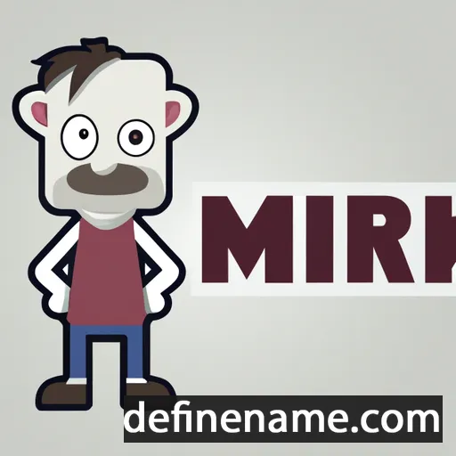 Mirek cartoon