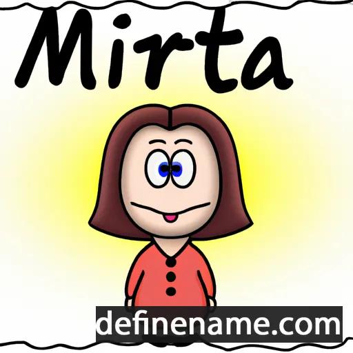 Mirta cartoon