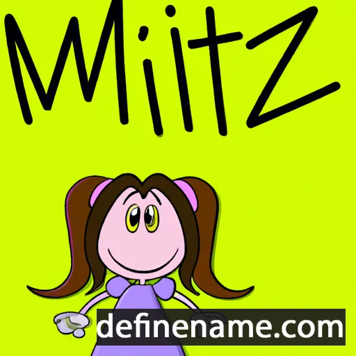 Mitzi cartoon