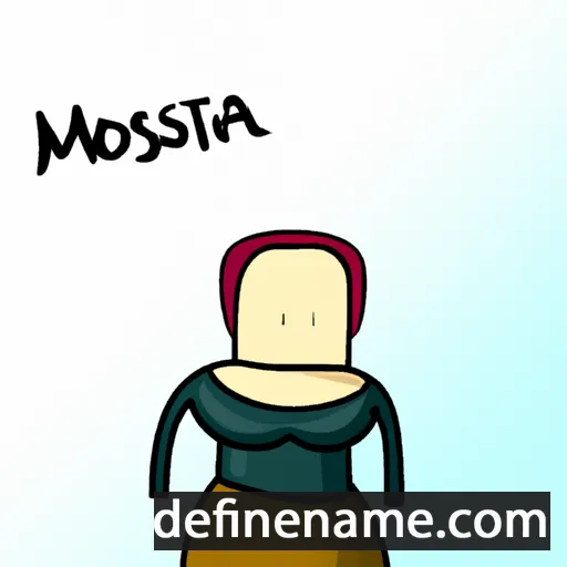 Modesta cartoon