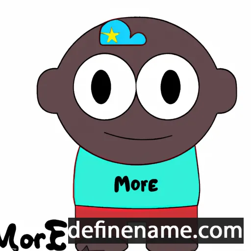 cartoon of the name Moe