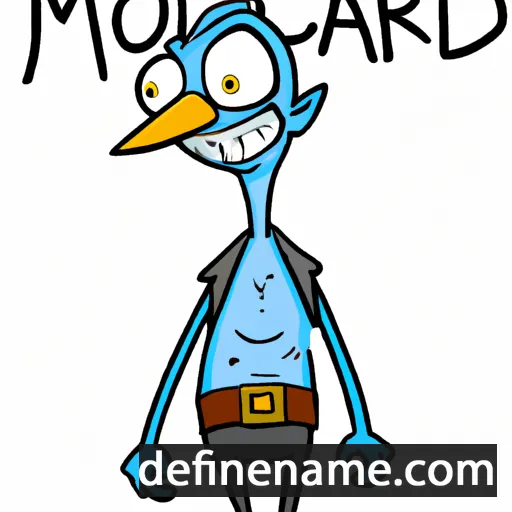 Mordecai cartoon