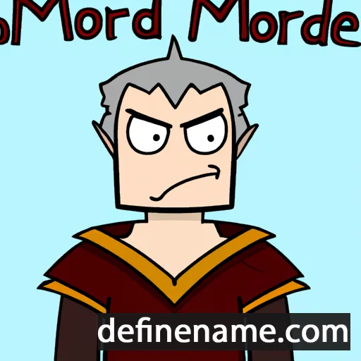 Mordred cartoon